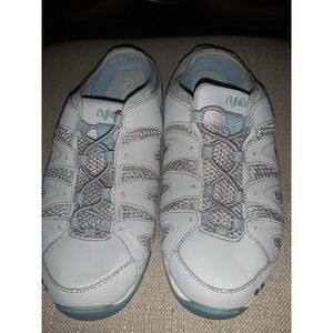 Ryka Womens Shoes 7 Tangie Gray White Blue‎